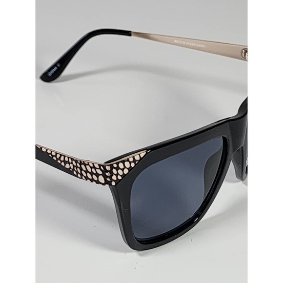 FGX Foster Grant Full Classic Black & Silver Snake Print Sunglasses 52333FGX001 - Picture 7 of 11